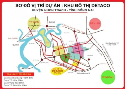 Khu Đô Thị DTA Nhơn Trạch Vị Trí