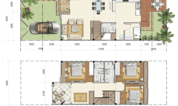 Thiết kế Nhà ở Dự án khu dân cư Thăng Long Home - Hiệp Phước
