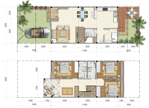 Thiết kế Nhà ở Dự án khu dân cư Thăng Long Home - Hiệp Phước