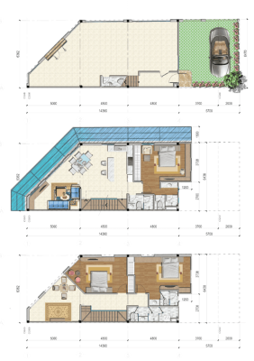Thiết kế Nhà ở Dự án khu dân cư Thăng Long Home - Hiệp Phước