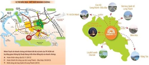 Vị trì Sunflower City Nhơn Trạch – Khu Đô Thị Xanh Đáng Sống